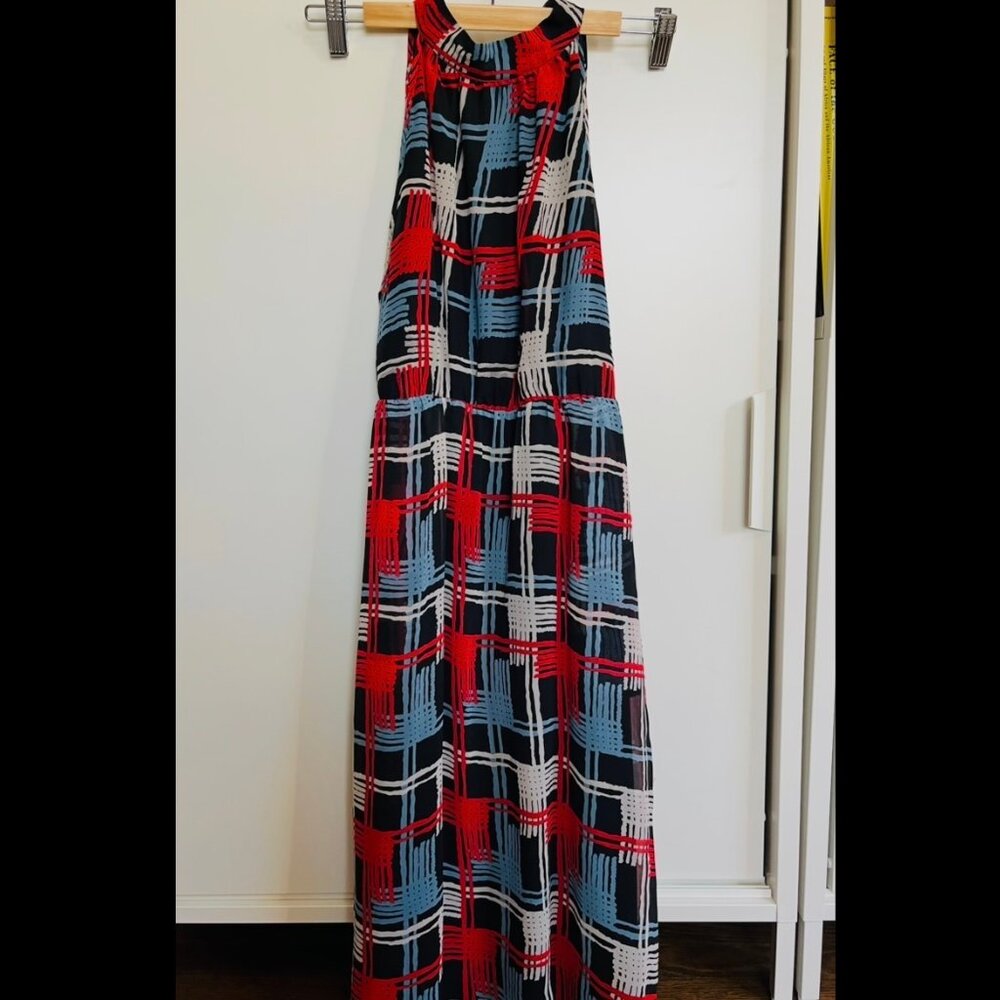 Tullette Silky Sleeveless Chic Vintage Dress with Pockets